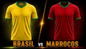 Grupo C: Brasil vs Marrocos - Prognosticos, apostas e odds