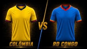 Colômbia vs RD Congo - Prognosticos, apostas e odds